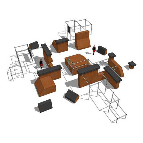 Parkour parks Alytus pilsētā,MK Dizains