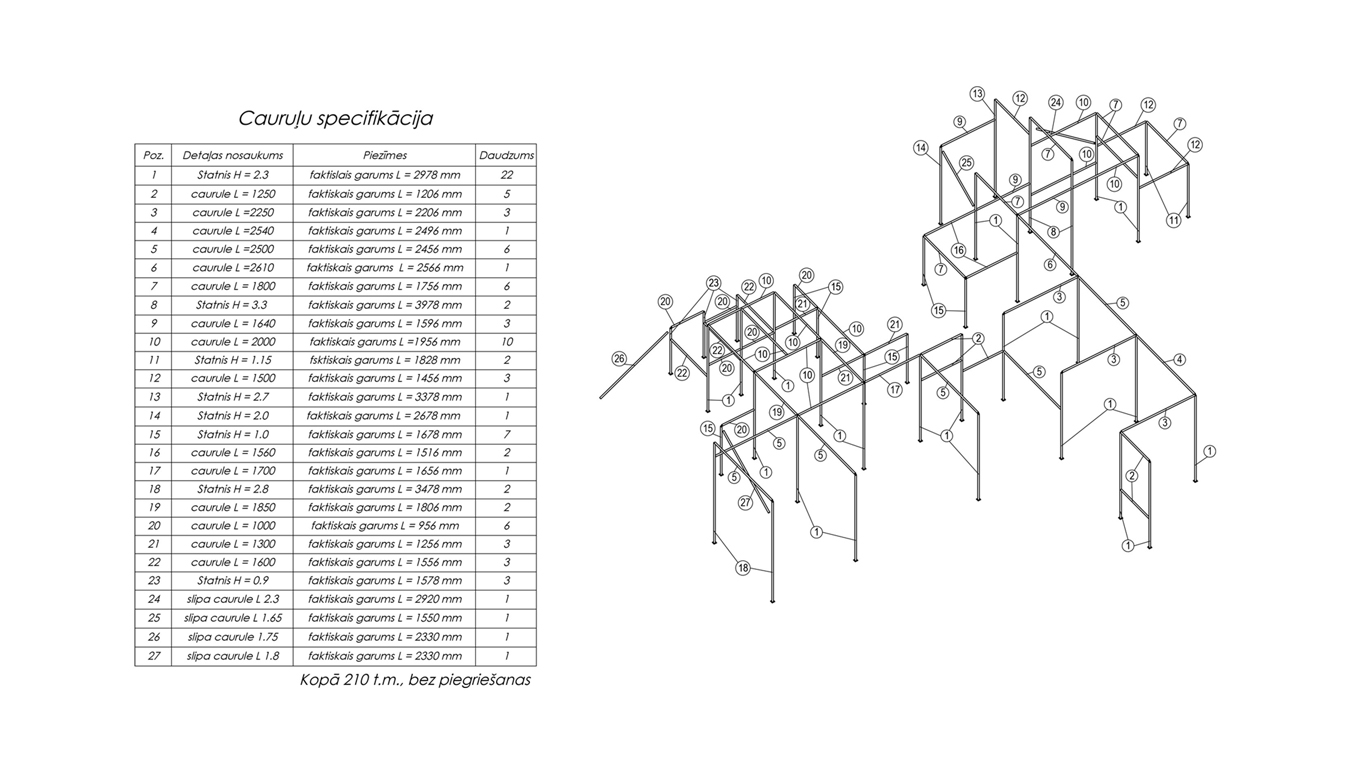 Parkour parks Druskininkai pilsētā,MK Dizains