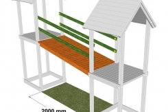 S modulis - SLĪPAIS TILTS AR PARASTĀM MARGĀM