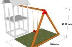 VISIEM modulis - Šūpoles FUN SIMPLE-1 vienvietīgās