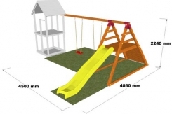 VISIEM modulis - Šūpoles FUN DOUBLE-2