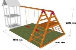 VISIEM modulis - Šūpoles FUN DOUBLE-3