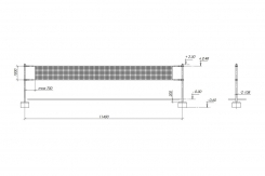 Volejbola tīkls ar metāla statņiem VB 10,MK Dizains