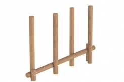 LT AS 39 Slīpais baļķis ar sānu balstiem